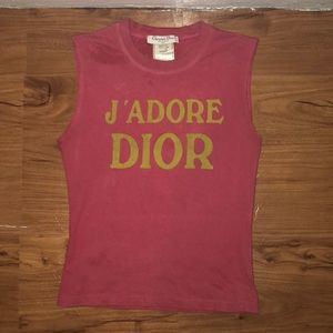 Vintage Dior Tank Top
